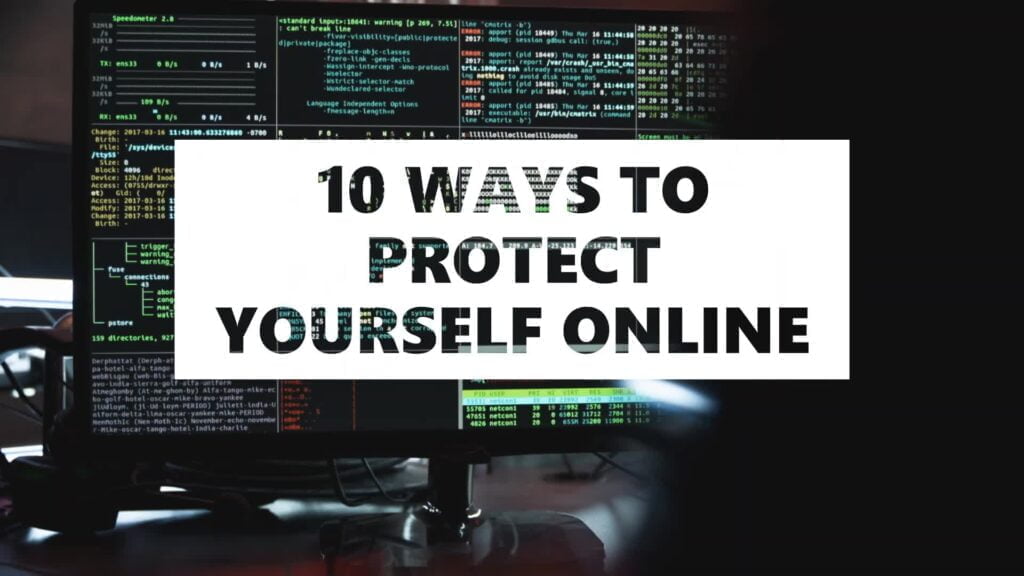 10 ways protect yourself online